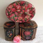 🌹3 Vintage Engelse BLIKJES Container Made in Engeland., Verzamelen, Blikken, Ophalen of Verzenden, Gebruikt, Overige