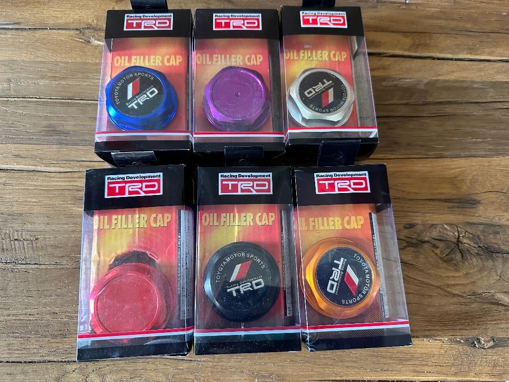 TRD oilcap oliedop - Toyota Mr-2 Starlet Supra Celica Yaris, Auto diversen, Tuning en Styling, Ophalen of Verzenden
