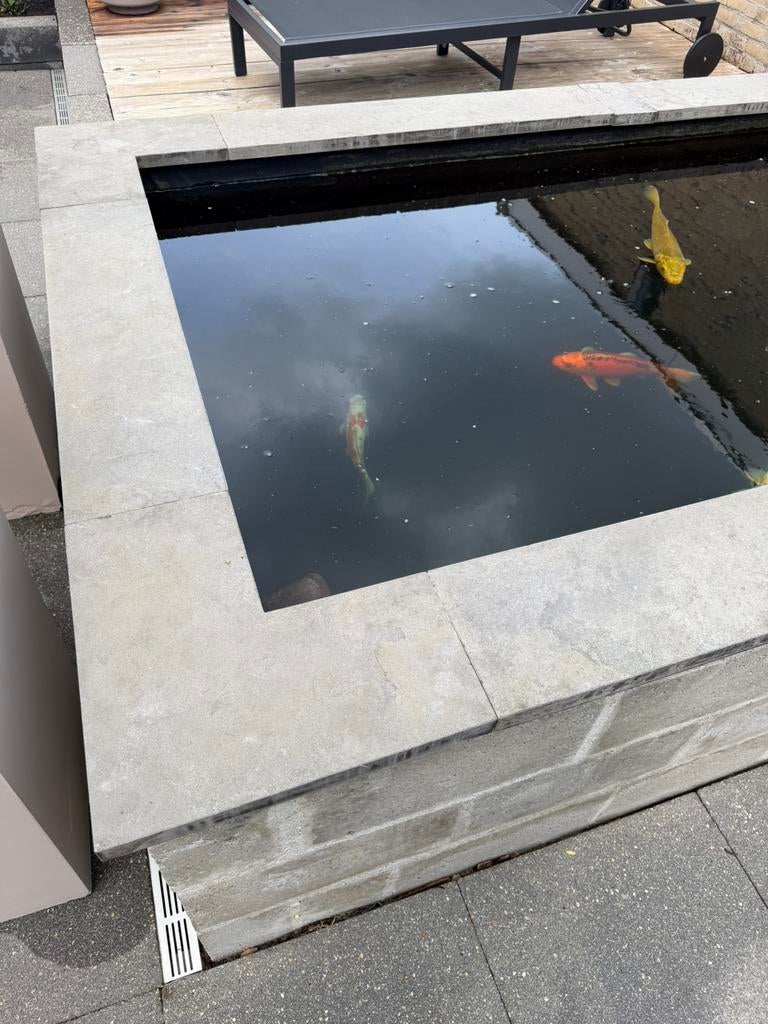 Te koop vijverrand 295x163, Tuin en Terras, Vijvers, Ophalen of Verzenden, Gebruikt