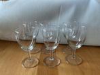 6 wijnglazen, Ophalen of Verzenden, Zo goed als nieuw, Overige typen