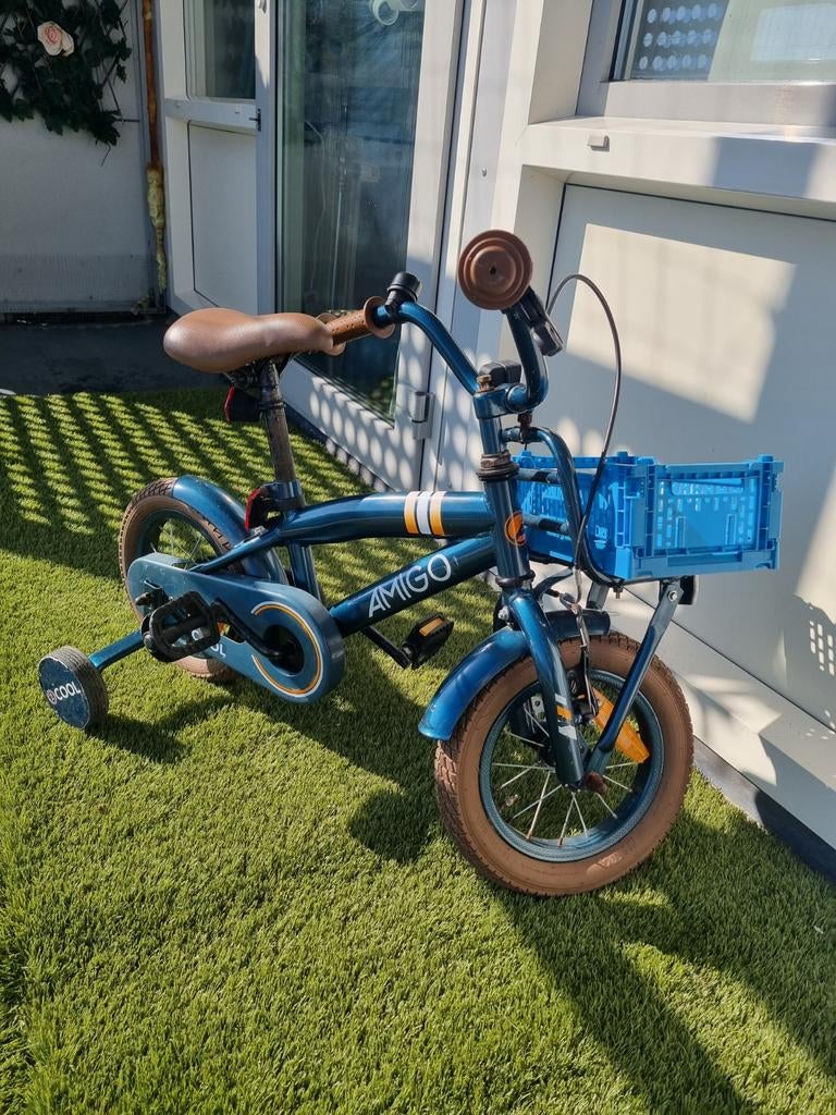 Jongens kinderfiets Amigo 14 inch - 3 tot 5 jaar, Fietsen en Brommers, Ophalen, Gebruikt, Amigo, 14 inch of minder