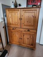 Grenen computerkast., Ophalen, Gebruikt, 70 tot 120 cm, 120 tot 170 cm