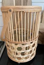 Zgan windlicht bamboe, Ophalen, Zo goed als nieuw, Hout, 25 tot 50 cm