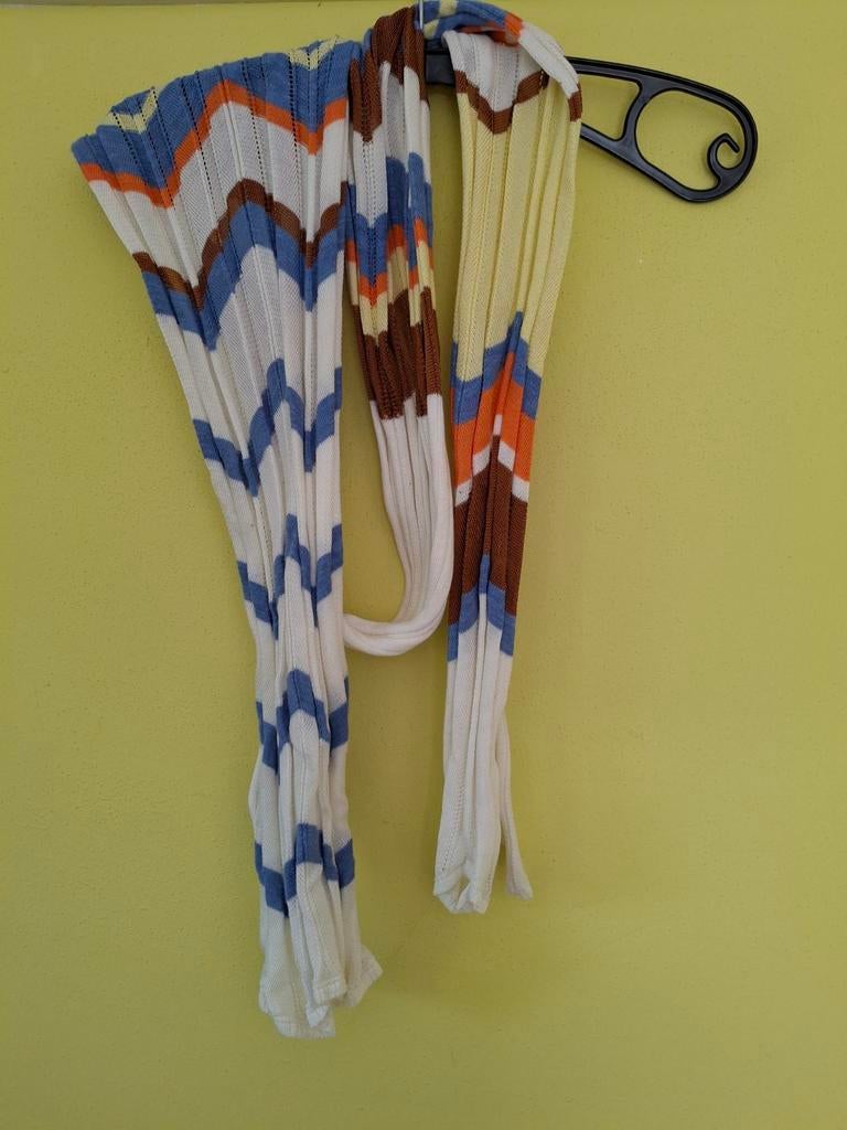 Missoni Zomerse Sjaal - Geel, Oranje, Blauw, Bruin, Kleding | Dames, Mutsen, Sjaals en Handschoenen, Ophalen of Verzenden