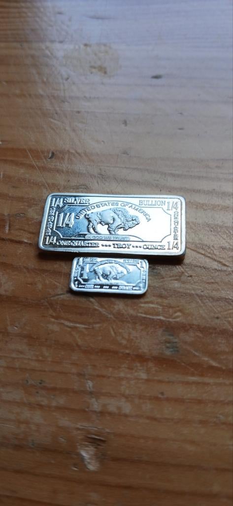 Zilver baren, Postzegels en Munten, Edelmetalen en Baren, Ophalen of Verzenden, Zilver