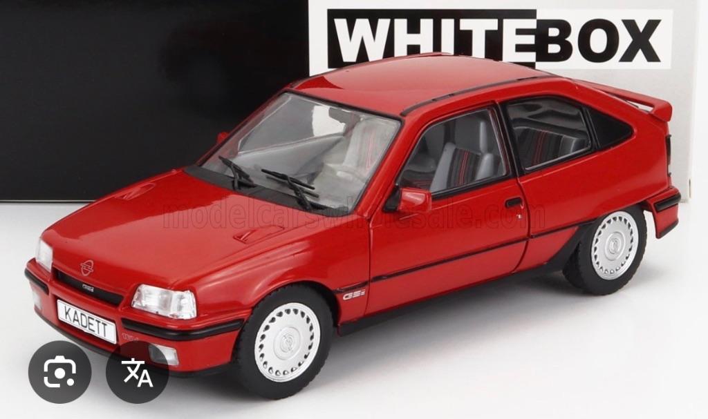 GEZOCHT OPEL KADETT GSI 1:24 white box, Ophalen of Verzenden, Nieuw, Auto, Overige merken