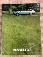 Renault 20 brochure, Ophalen of Verzenden, Zo goed als nieuw, Renault