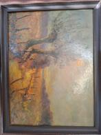 Te koop schilderij van Roel Wildeboer 'Staphorst' 1986t, Antiek en Kunst, Kunst | Schilderijen | Klassiek, Ophalen of Verzenden