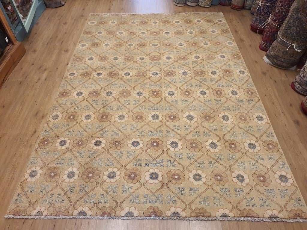 Handgeknoopt oosters tapijt modern design 290x194, Huis en Inrichting, Stoffering | Tapijten en Kleden, Perzisch, 150 tot 200 cm