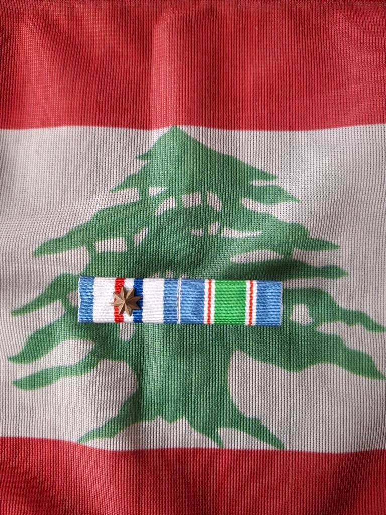 Batonset UNIFIL Libanon, Ophalen of Verzenden, Landmacht, Nederland, Lintje, Medaille of Wings