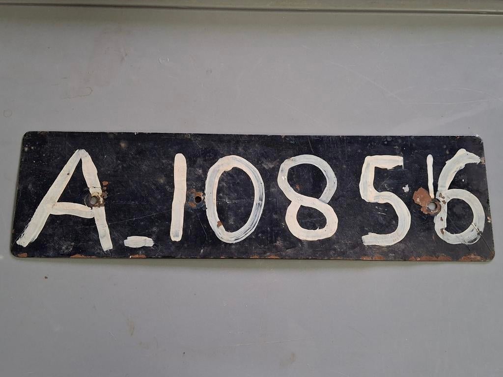 Kentekenplaat provincie Groningen / vooroorlogs kenteken, Ophalen of Verzenden, Zo goed als nieuw, Auto's