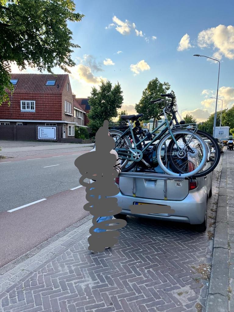 Fietsendrager voor achterklep, Auto diversen, Fietsendragers, Ophalen, 3 fietsen of meer, Gebruikt, Achterklepdrager