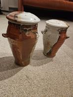 2x aardewerk pot, Antiek en Kunst, Ophalen of Verzenden