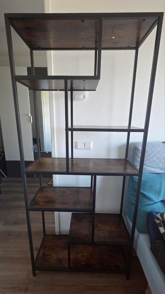 Stevige industriële boekenkast 80x180cm, Ophalen