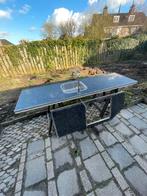 Granieten aanrechtblad, Ophalen, Zwart, 150 tot 200 cm, Zo goed als nieuw