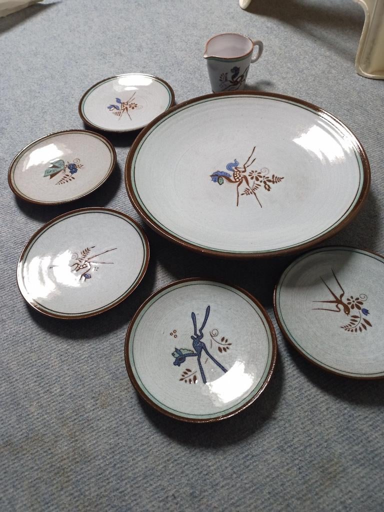 Vintage Gebaksstel: Ambacht Haalderen, Ophalen of Verzenden