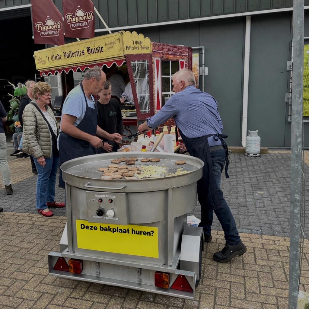 Bakplaat aanhanger VERHUUR, Ophalen of Verzenden, Zo goed als nieuw, Overige