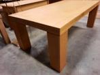 Massief eiken salontafel 70x130 cm, Ophalen, 100 tot 150 cm, 50 tot 100 cm, Minder dan 50 cm