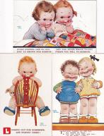 Mabel Lucie Attwell, 12 X, Kinderen., Verzenden, 1920 tot 1940, Ongelopen, Kinderen