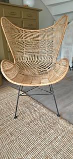 HKliving Rotan Egg chair naturel bohemian, Ophalen, Minder dan 75 cm, Zo goed als nieuw, Metaal