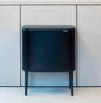 Brabantia Bo Touch Bin Prullenbak 36 liter Matt Black, Ophalen, 50 tot 75 cm, Zo goed als nieuw, Metaal