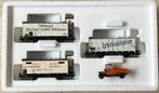 Set 3 Märklin rijtuigen voor vlees en biertransport met auto, Wisselstroom, Ophalen of Verzenden, Märklin, Nieuw