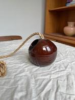 Vintage plantenhanger bruin space age, Ophalen of Verzenden, Halfschaduw, Minder dan 100 cm