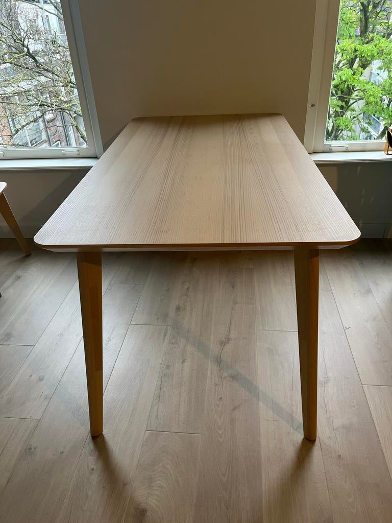 Ikea Lisabo tafel - Zo goed als nieuw, Ophalen, 100 tot 150 cm, 50 tot 100 cm, Zo goed als nieuw