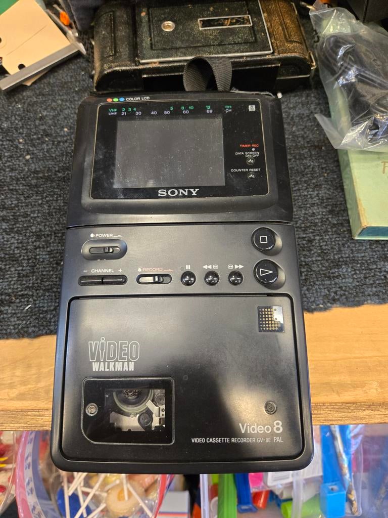 Sony video walkman video 8 recorder player gv-8e, Ophalen of Verzenden
