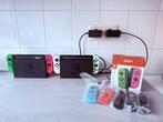 Nintendo Switch V1 2x, Spelcomputers en Games, Spelcomputers | Nintendo Switch, Ophalen of Verzenden, Zo goed als nieuw, Met 2 controllers