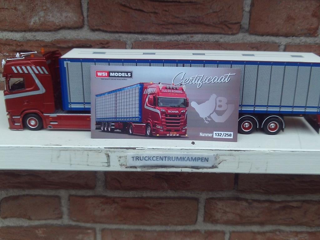 WSI  Scania  S  Highline  van  Tijs  de  Koning., Ophalen of Verzenden, Nieuw, Bus of Vrachtwagen, Wsi