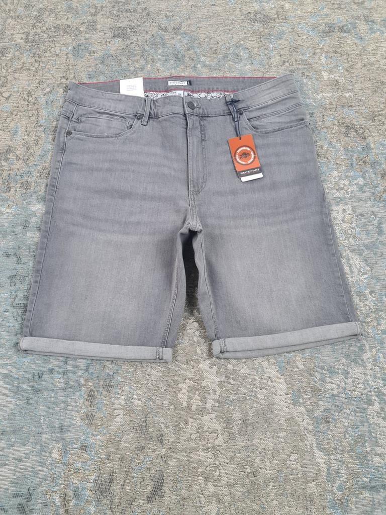 State of Art Short Grijs W40 NIEUW Bronno4032 Bronno4034, Kleding | Heren, Spijkerbroeken en Jeans, W36 - W38 (confectie 52/54)