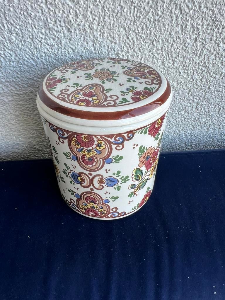 Oude Delfts dekselpotje, Antiek en Kunst, Antiek | Keramiek en Aardewerk, Ophalen of Verzenden