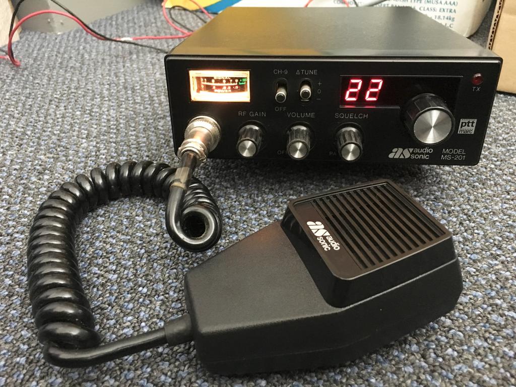 27 mc mooie audio sonic 22 ch pr incl vzk, Telecommunicatie, Ophalen of Verzenden, Zender en Ontvanger