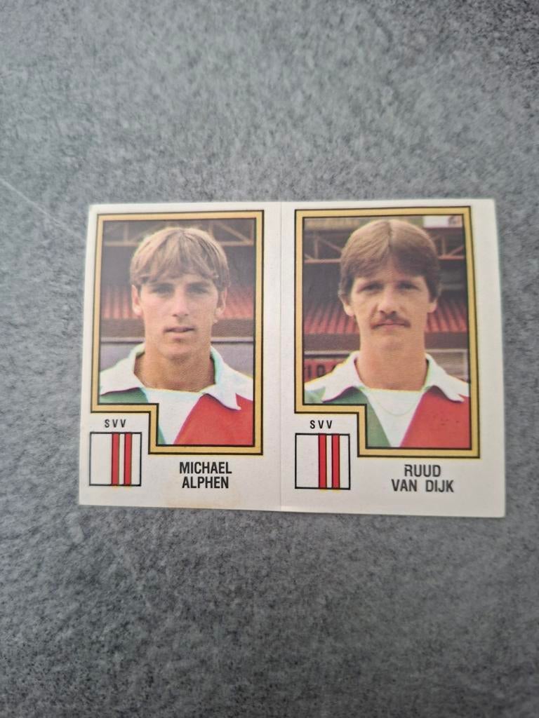 Panini sticker Voetbal 83. Alphen/Van Dijk SVV Schiedam., Verzenden, Zo goed als nieuw, Sticker