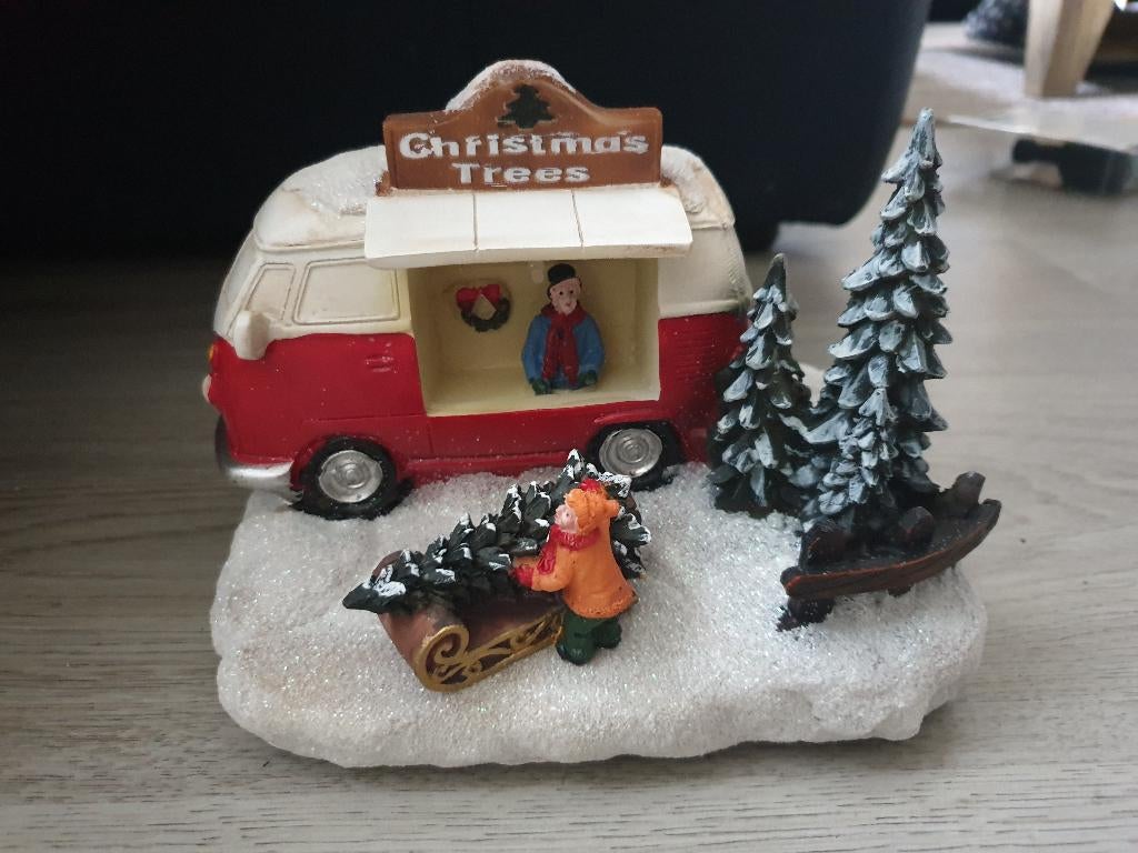 vw volkswagen kerst bus foodtruck t1 nieuw, Ophalen of Verzenden, Nieuw