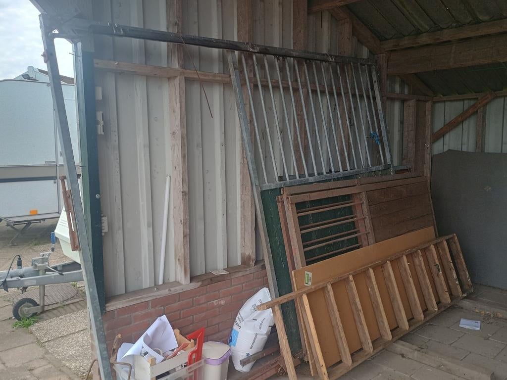 Staldeur stalwanden, Ophalen, Gebruikt, Hout, Minder dan 3 meter