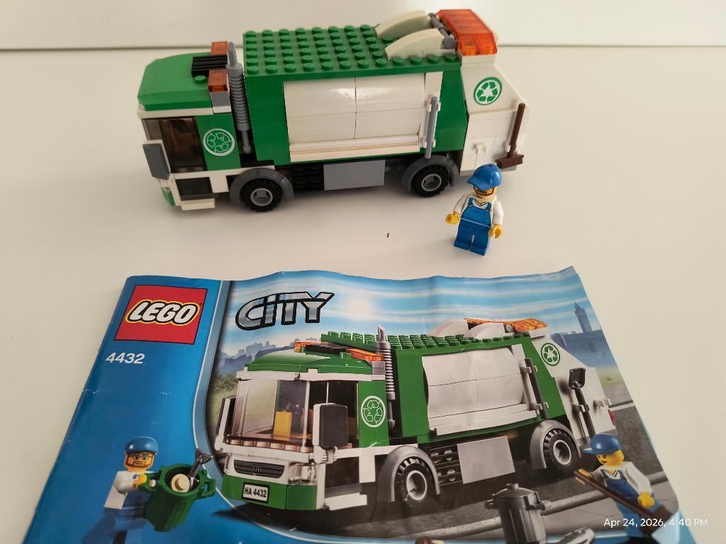 LEGO City 4432 Garbage Truck EACH, Ophalen of Verzenden, Zo goed als nieuw, Complete set, Lego
