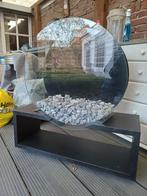 Sfeervolle terrashaard met glas en decoratieve stenen, Tuin en Terras, Ophalen, Gebruikt