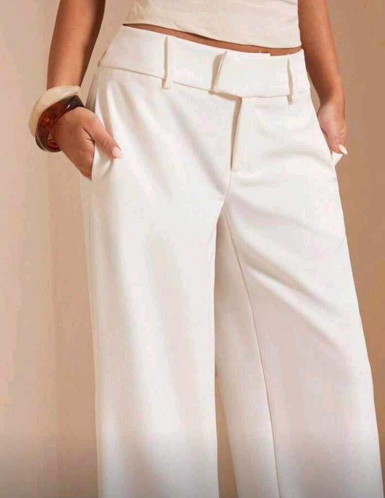 Pantalon maat m, Maat 38/40 (M), Wit, Ophalen of Verzenden, Zo goed als nieuw