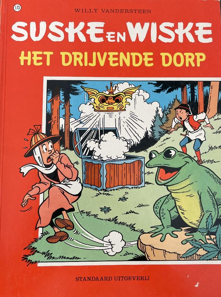 Suske en Wiske, Het Drijvende Dorp nummer 173, Eén stripboek, Ophalen of Verzenden, Zo goed als nieuw, Willy Vandersteen