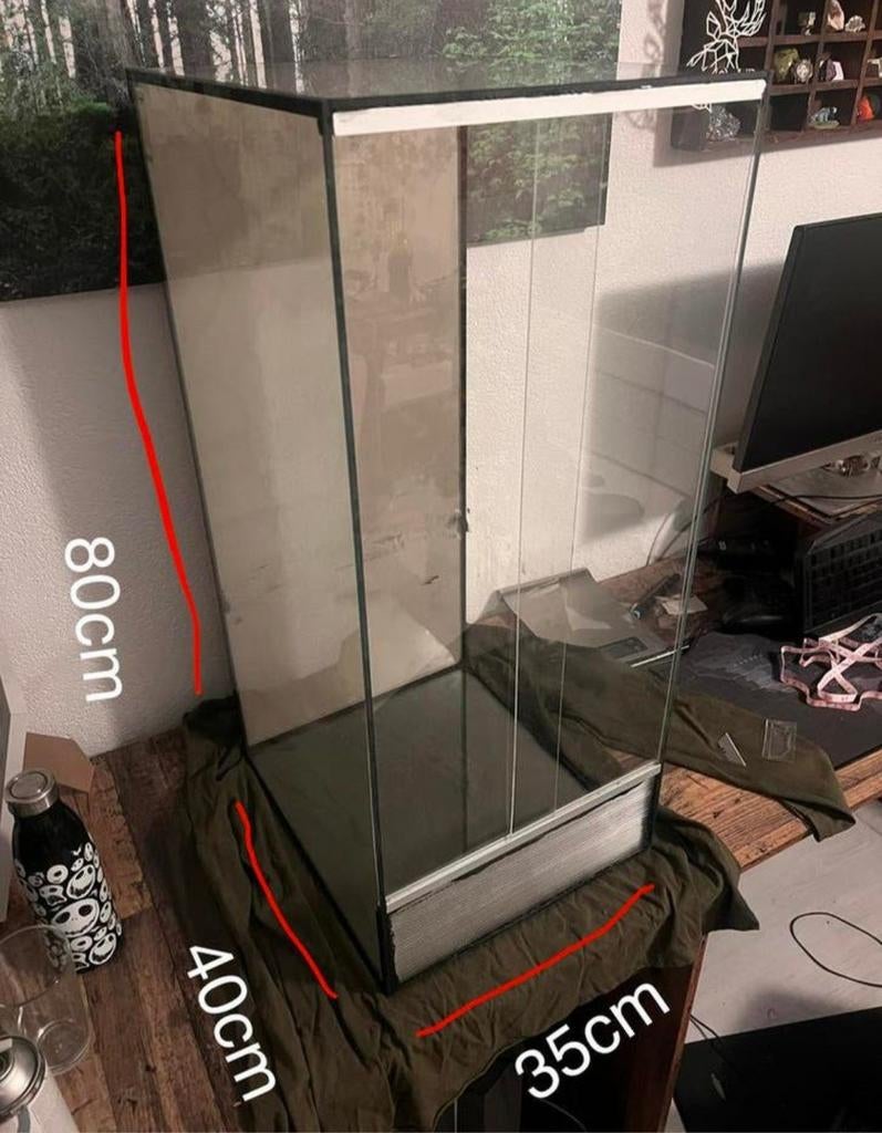 Terrarium, Dieren en Toebehoren, Ophalen, Zo goed als nieuw