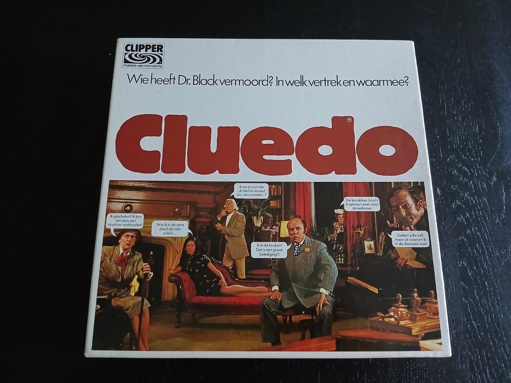 Cluedo (vintage), Ophalen of Verzenden, Zo goed als nieuw