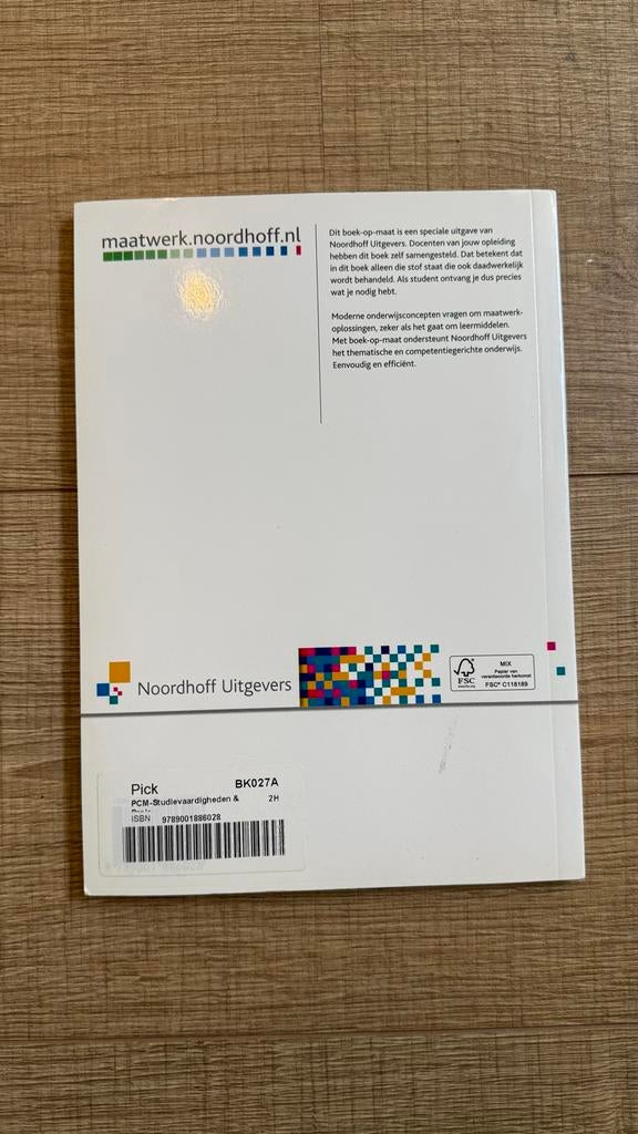 PCM-Studievaardigheden & Projectmatig Samenwerken, Boeken, Studieboeken en Cursussen, Ophalen of Verzenden, Gamma, Zo goed als nieuw