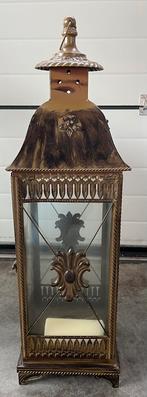 Kandelaar ( wind licht ), Gebruikt, Ophalen of Verzenden, Kandelaar, Metaal