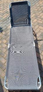 ligbed ,stretcher, Tuin en Terras, Ophalen, Zo goed als nieuw, Aluminium, Verstelbaar