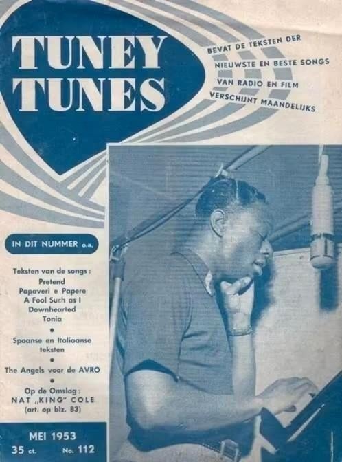 Muziekblad Tuney Tunes 1953 Nat King Cole Mieke Telkamp., Ophalen of Verzenden, Zo goed als nieuw