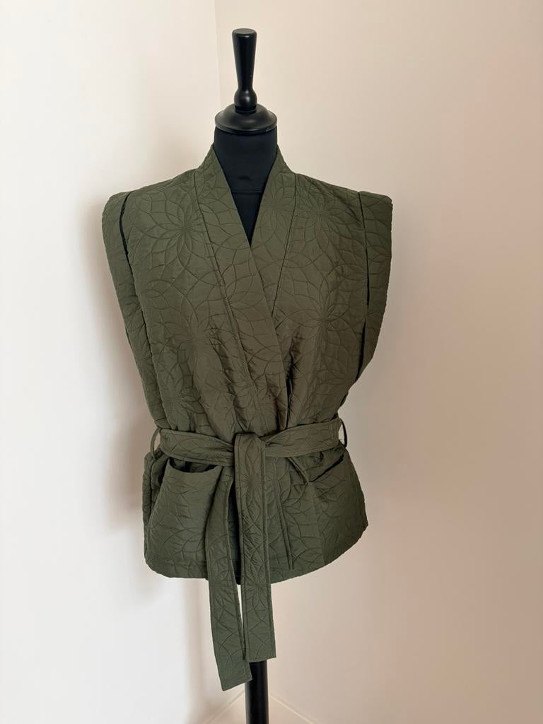 Studio Anneloes gilet/bodywarmer groen maat Medium ZGAN!!!, Kleding | Dames, Bodywarmers, Ophalen of Verzenden, Zo goed als nieuw