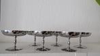 Inox Franse coupes schaaltjes voet ijs dessert tapas bonbons, Ophalen of Verzenden, Glas, Overige stijlen, Schaal of Schalen