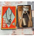 1951 - Delta solingen antiek Hand tondeuse clipper compleet, Ophalen of Verzenden